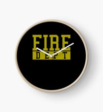 210x230 Fire Station Drawing Clocks Redbubble