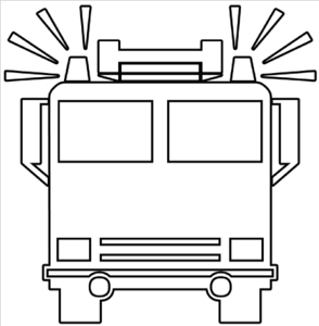 294x300 Fire Truck Clipart