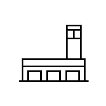 340x340 Free Silhouette Vector Fire Icon Emblem