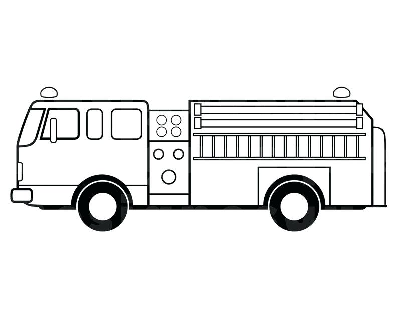 Fire Truck Drawing | Free download on ClipArtMag