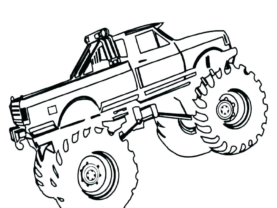 940x705 Coloring Fire Book Truck Simple Drawing Palmarosa