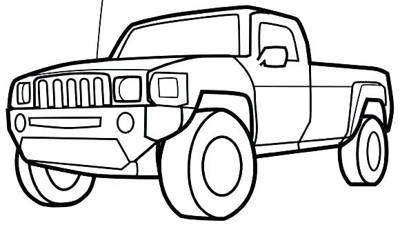 580x326 Police Pickup Truck Coloring Pages Truck Coloring Pages Printable