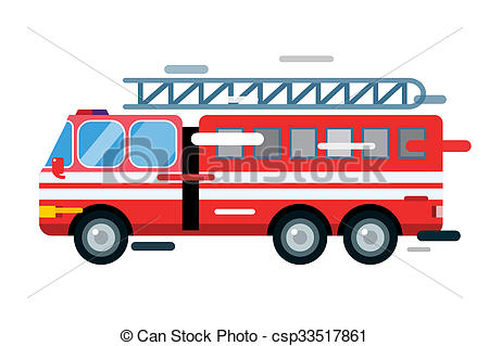 450x319 Cartoon Fire Truck Pictures Fire Truck Car Isolated Cartoon