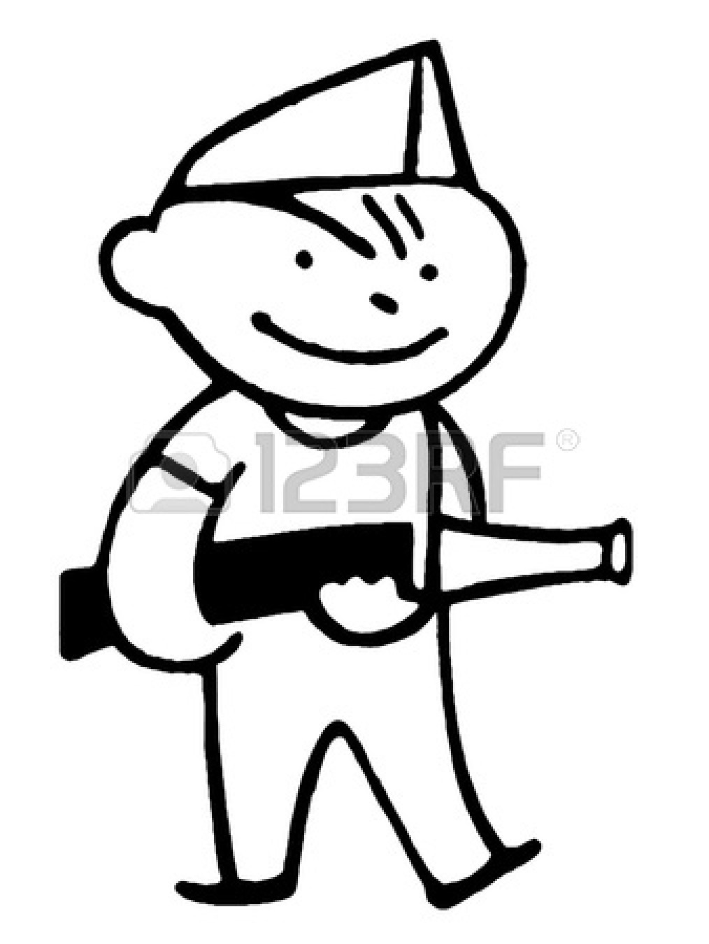 1014x1350 Firefighter Cartoon Black And White