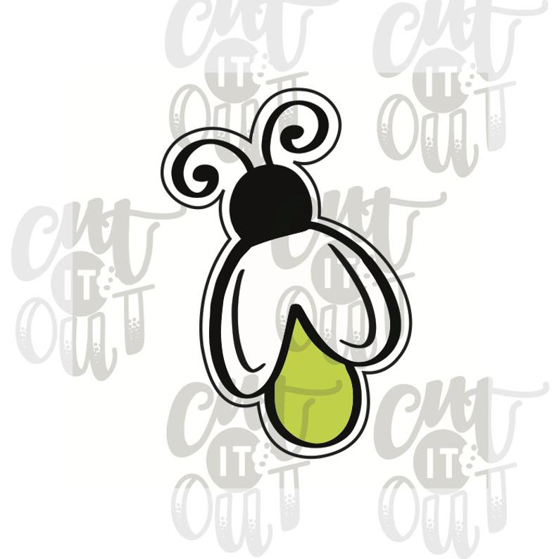 794x794 lightning bug cookie cutter firefly cookie cutter insect etsy