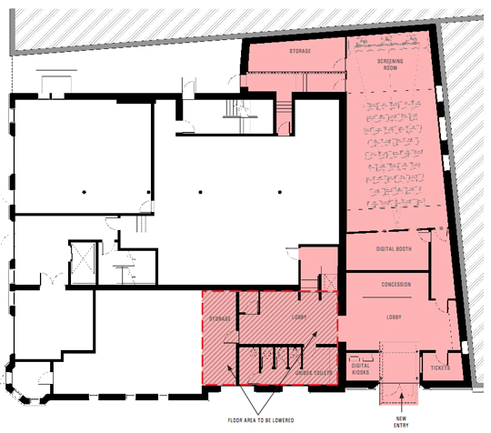 540x476 Scene Is Set For Documentary Only Theater, Long Awaited In Tribeca