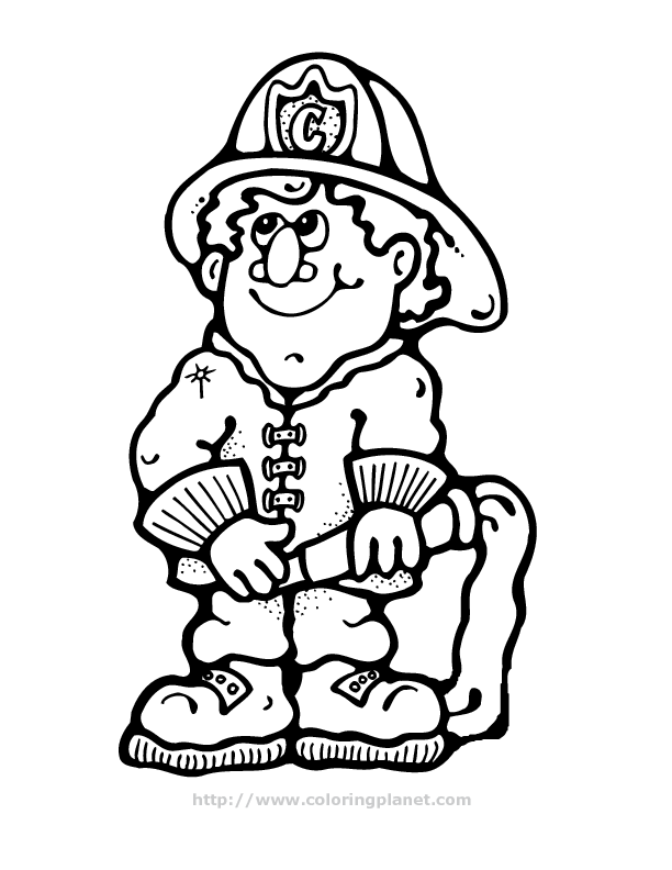 Fireman Drawing | Free download on ClipArtMag