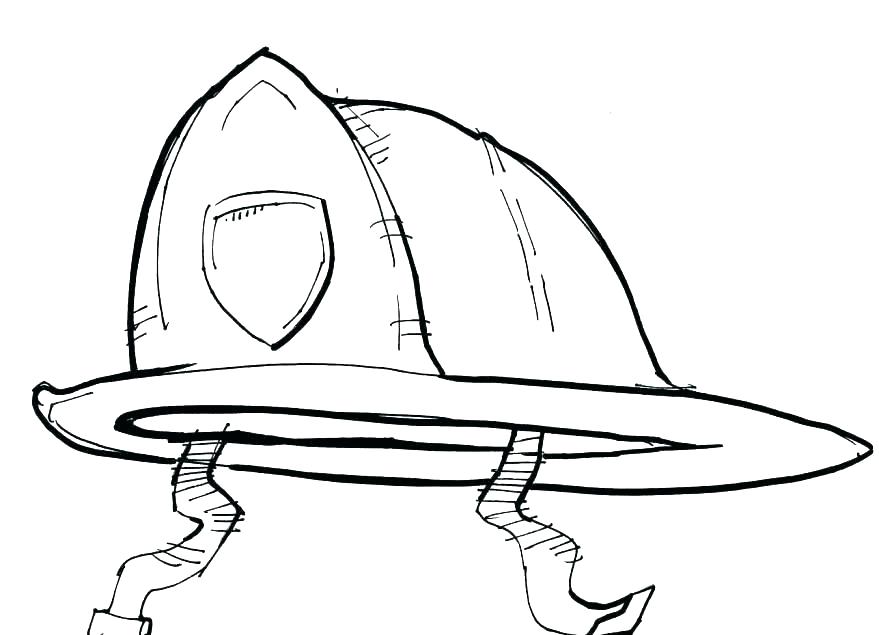 879x635 Fireman Hat Coloring