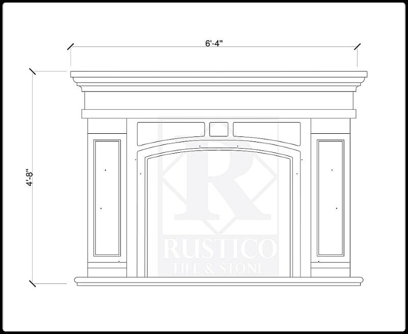 800x654 Cantera Fireplaces