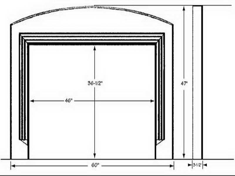 800x600 Fireplace Drawing