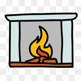 260x260 Fireplace Drawing Png