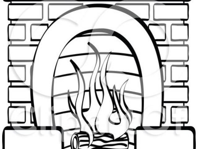 640x480 Free Drawn Fireplace, Download Free Clip Art