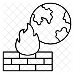 256x256 firewall icon of line style