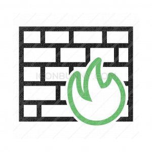 300x300 firewall line icon