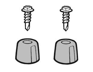 310x240 firewall to hood bumpers, mustang parts mall