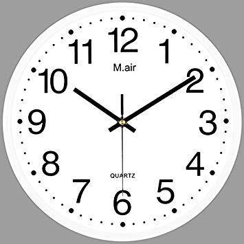 355x355 metal wall clock ultra quiet bedroom living room wall clock clock