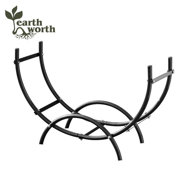600x600 Shop Earth Worth Firewood Curved Log Rack Ft Black