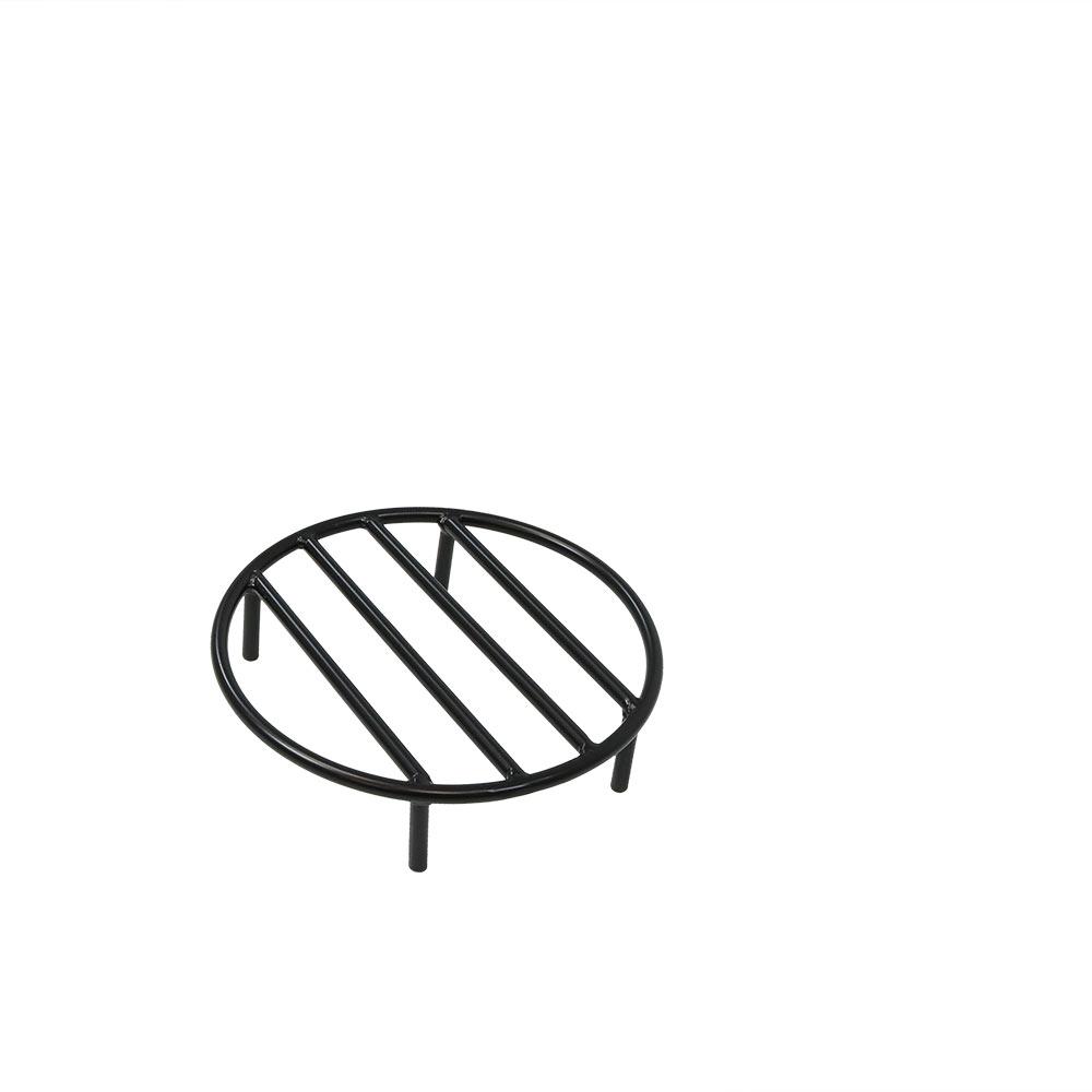 1000x1000 Sunnydaze Decor In Round Black Steel Fire Pit Firewood Grate