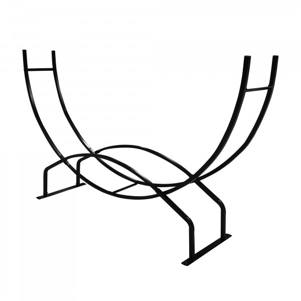 600x600 titan curved crescent firewood log rack wood holder lumber storage