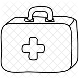 256x256 First Aid Kit Icon Of Doodle Style