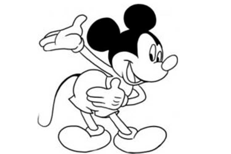 750x500 How To Draw Mickey Mouse Bright Pictures, With Color, In Pencil