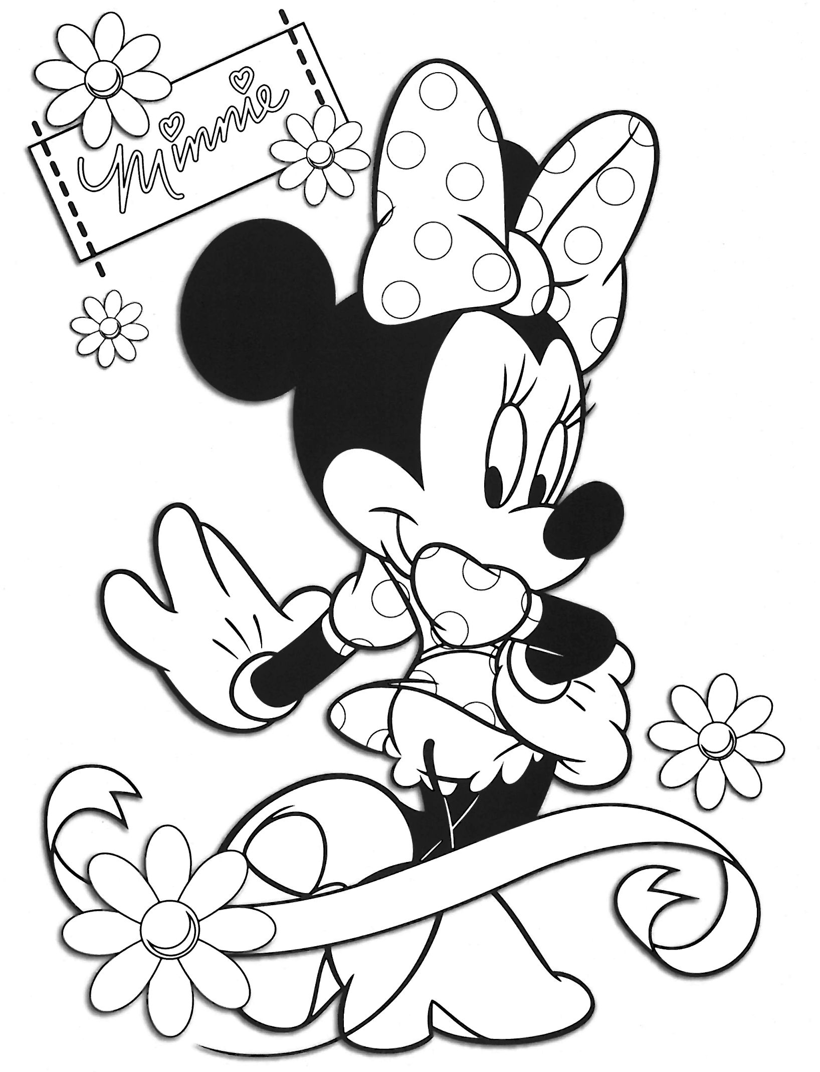 1636x2139 Minnie Drawings Disney Coloring Pages, Coloring Sheets