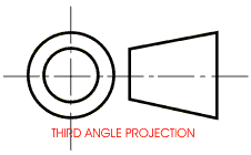 226x140 First Angle Orthographic Projection