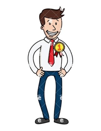324x418 vector of an entrepreneur in conceptual business poses