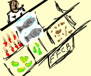 300x250 Fish Fingers, Chips And Beans