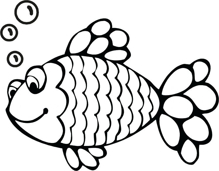 748x586 Fish Clipart Black And White Black And White Fish Clip Art Fish