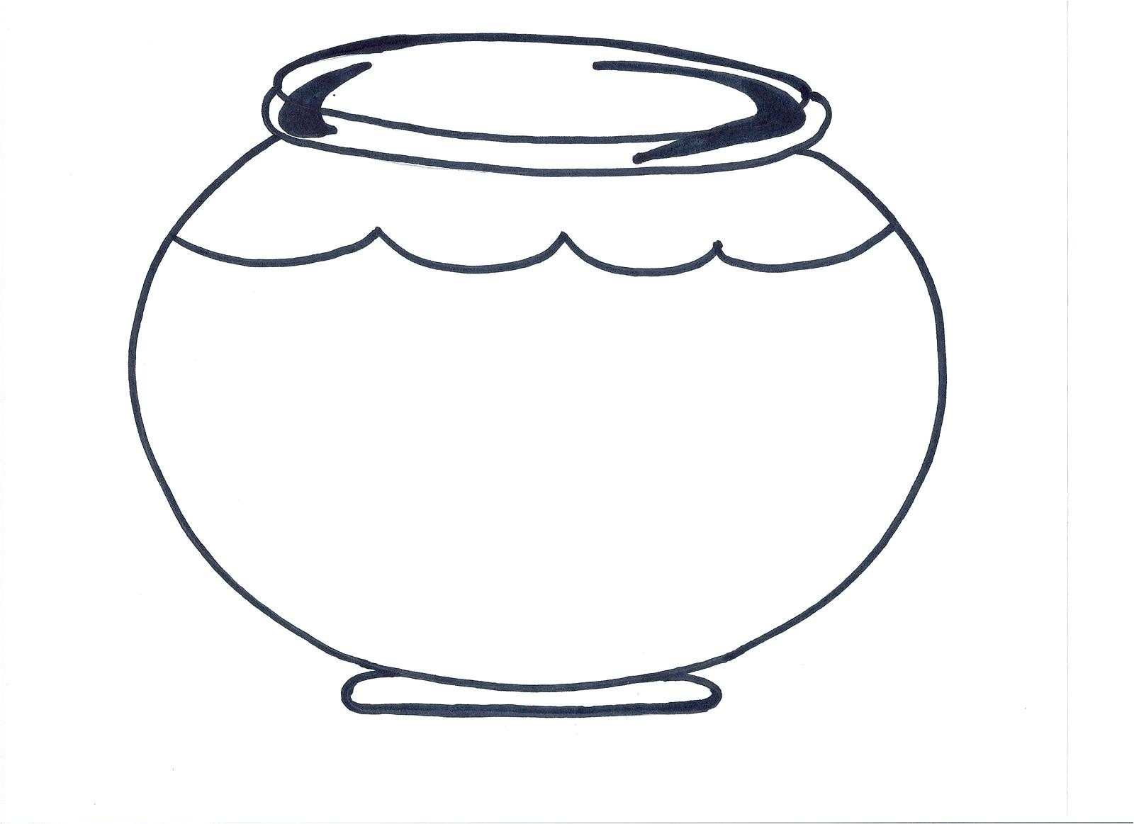 1600x1163 Top Fish Bowl Coloring