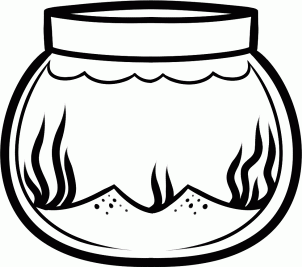 302x267 how to draw a fish tank drawpaint fish tank drawing, fish
