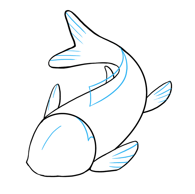 680x678 How To Draw A Koi Fish