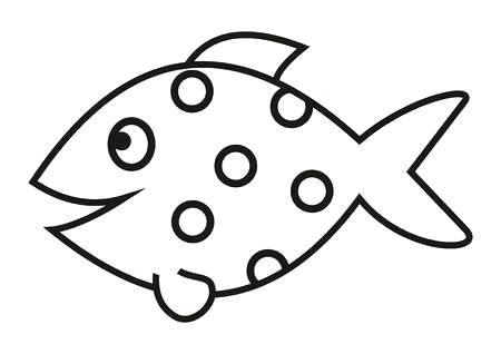 450x318 Simple Fish Drawing Easy Drawing Simple Fish Tank Drawing
