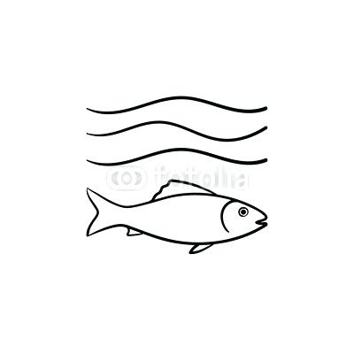 400x400 Small Fish Drawing Small Small Fish Line Drawing