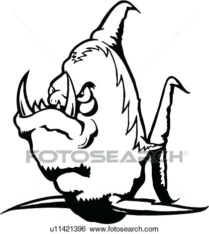 420x470 Piranha Drawings Piranha Fish Drawing A Piranha