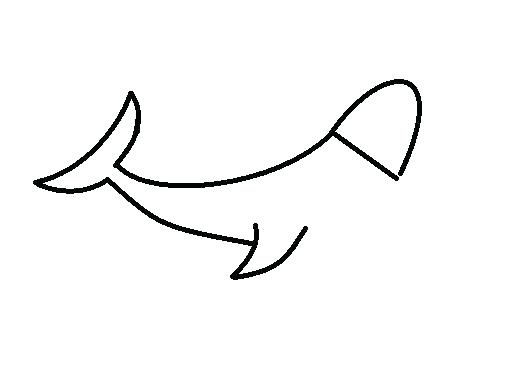 517x386 Simple Drawing Fish Simple Fish Outline Clip Art How To Draw