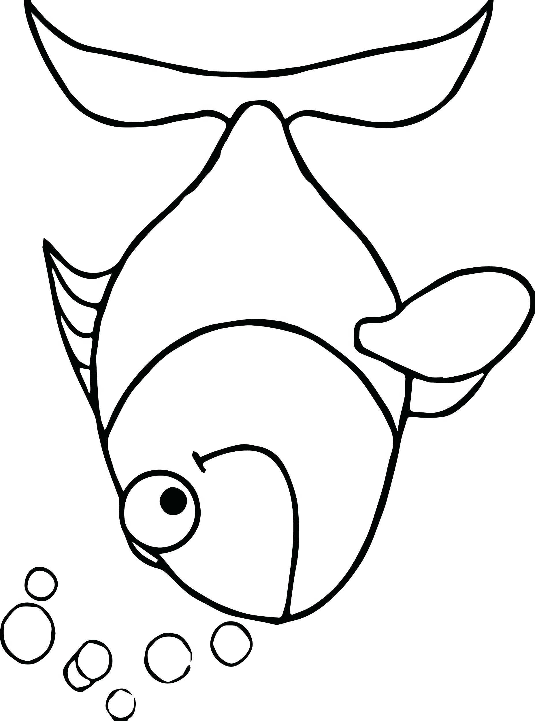 1856x2500 Huge Collection Of 'fish Drawing Template' Download More Than