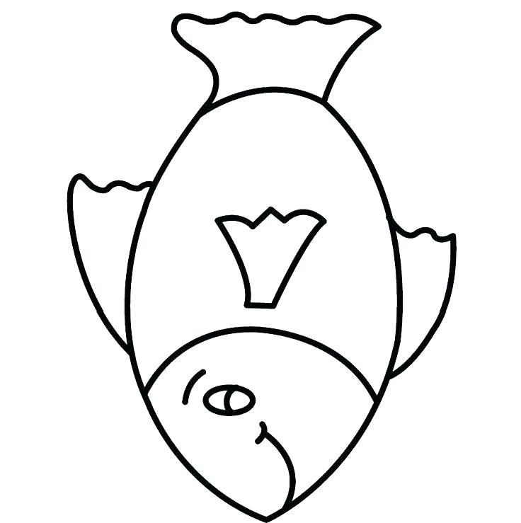 736x739 Fish Cut Out Template Animal Drawing Templates
