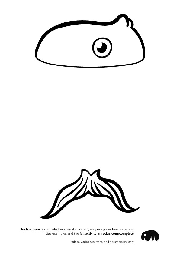 596x842 cute drawing fishy fish head and tail but no body and still alive