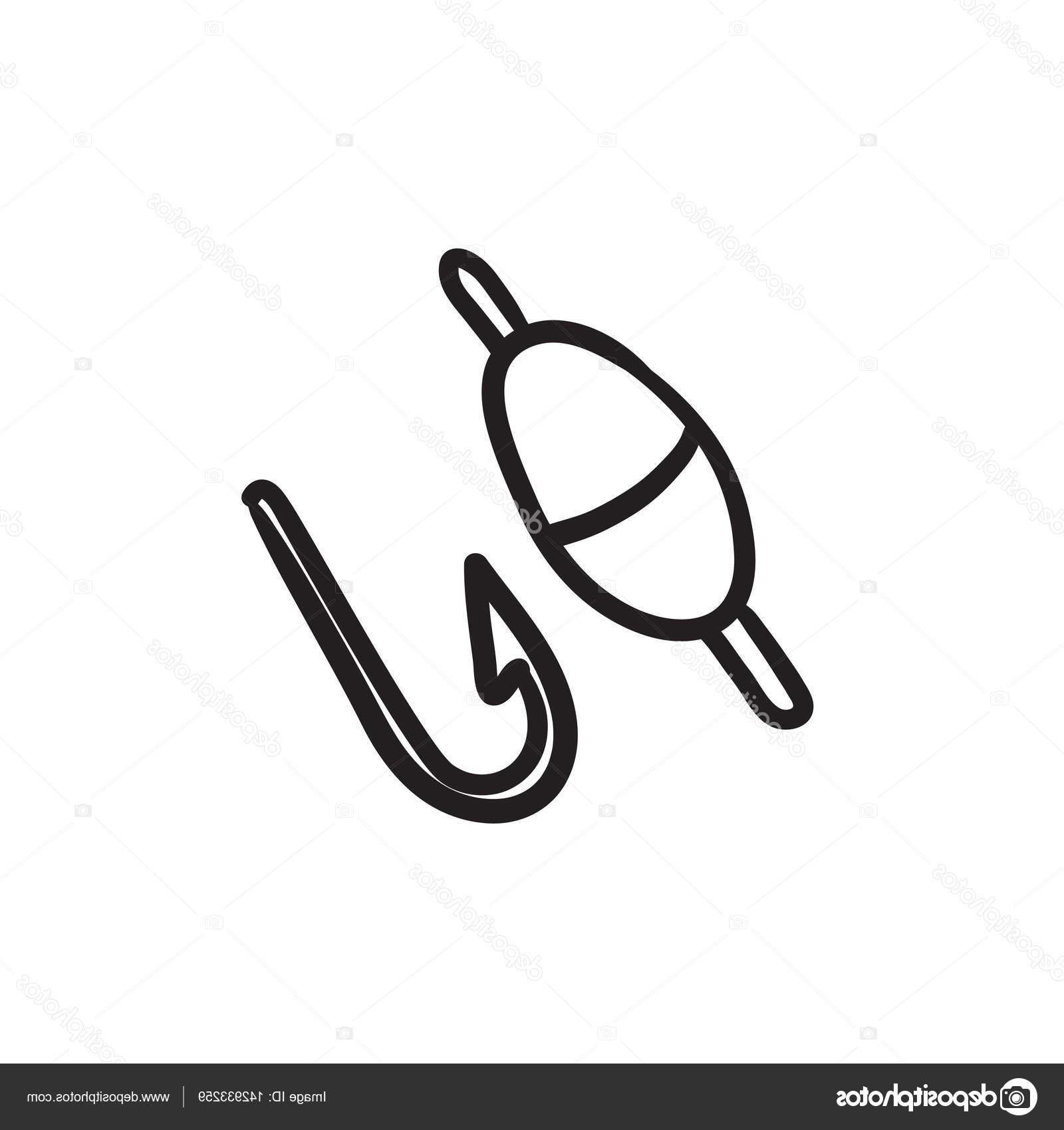1600x1700 Hd Fish Hook Drawing Images