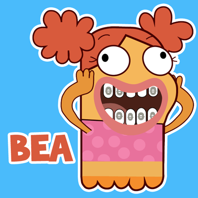 400x400 How To Draw Finberley From Disney's Fish Hooks With Easy Step