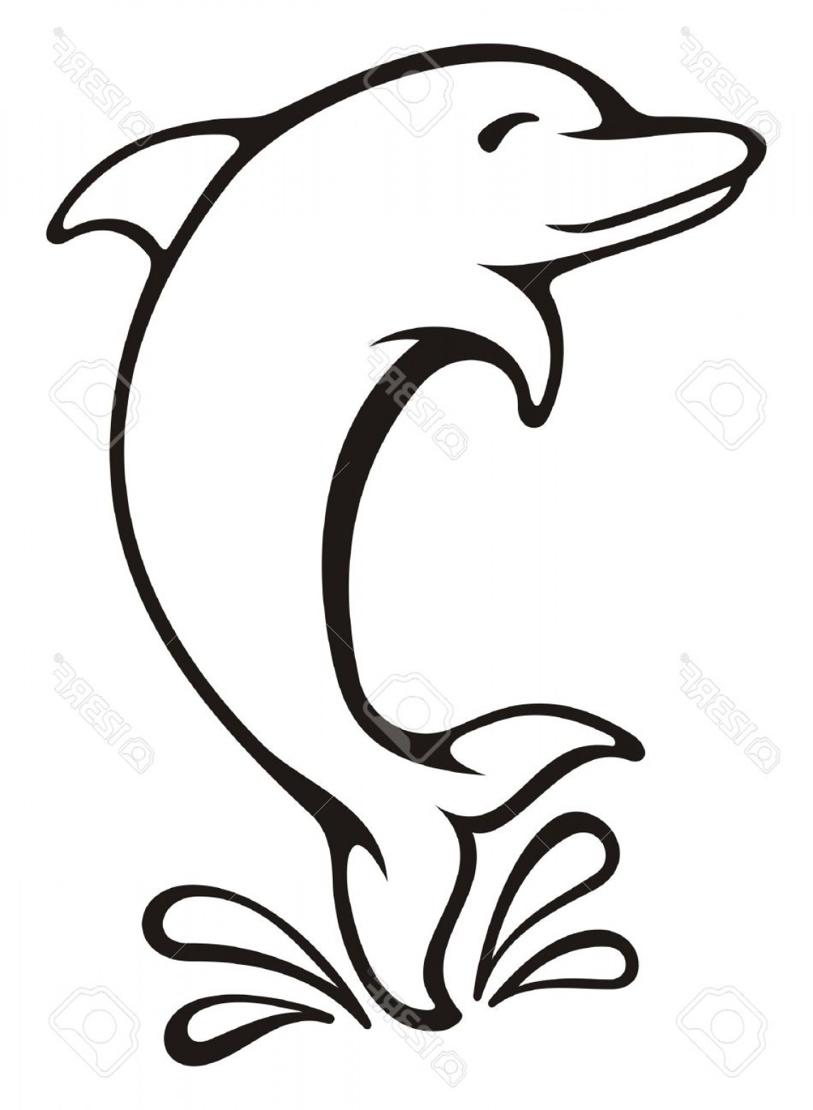 1143x1560 Dolphin Fish Cartoon Images