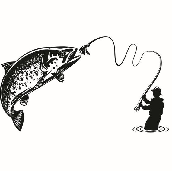 570x568 Fisherman Drawing Free Download