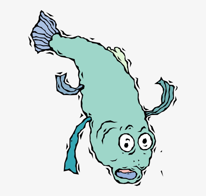 820x780 Vector Illustration Of Fish Jumps Out Of The Water