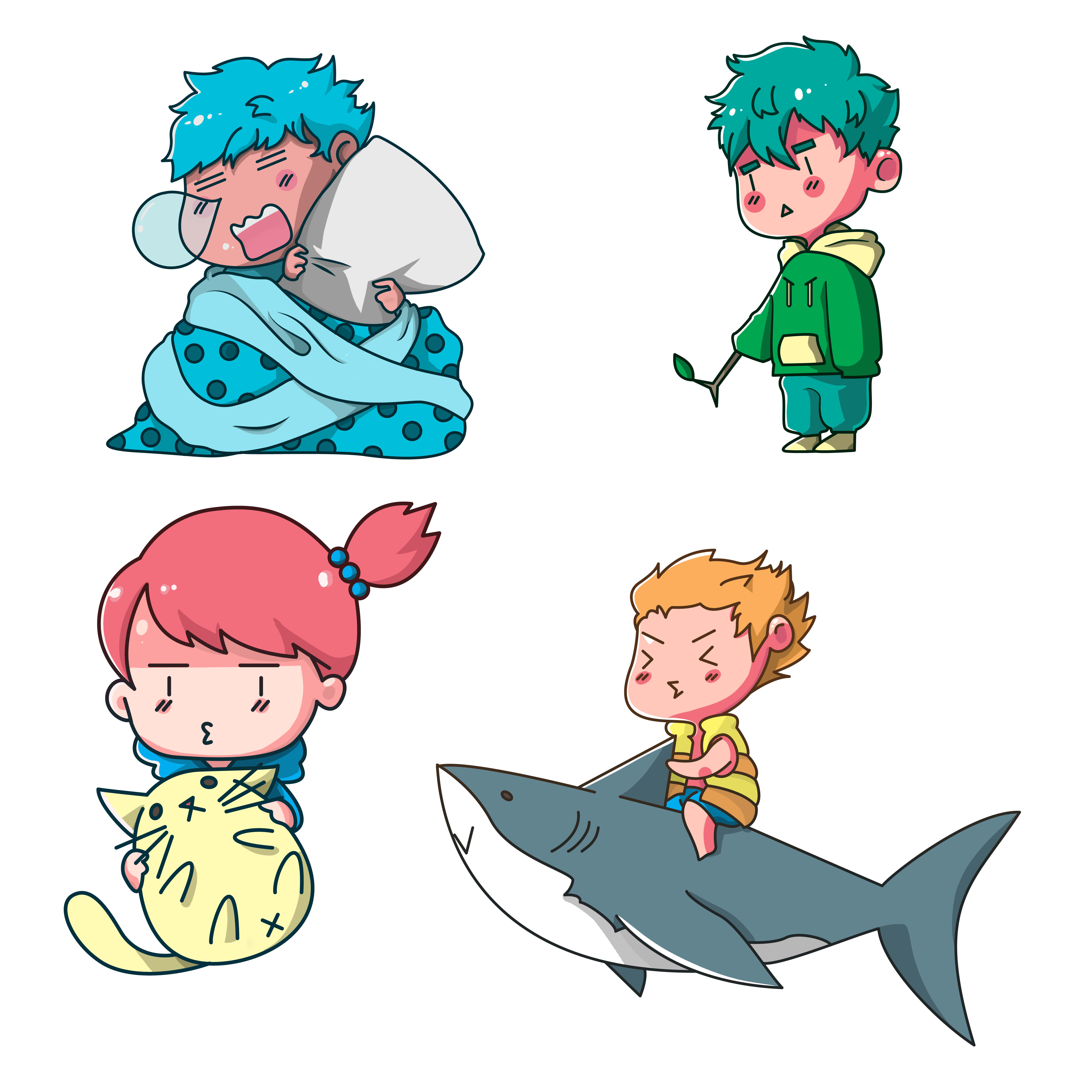 5000x5000 Draw Cute Chibis For You