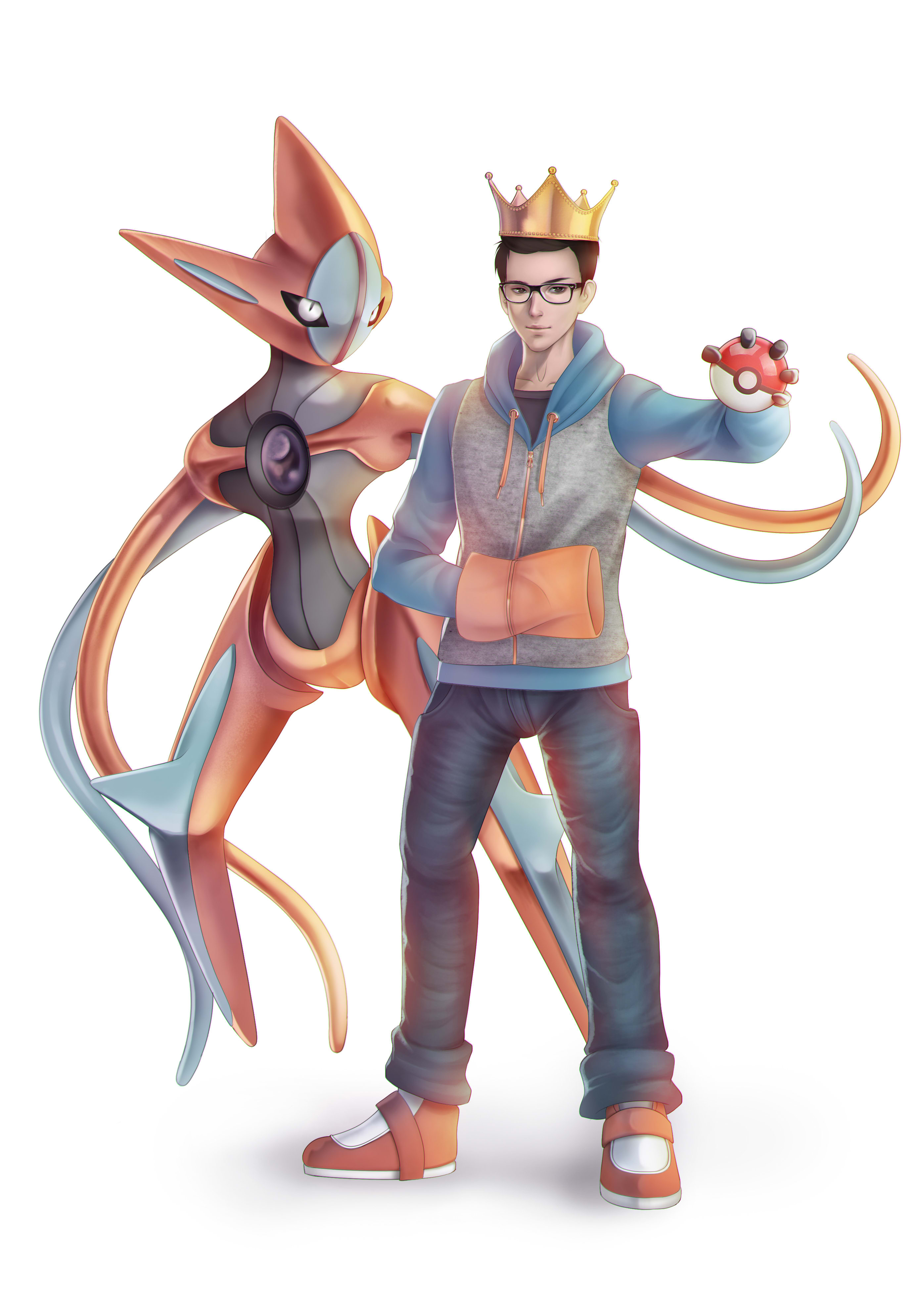 2792x3911 draw you as a pokemon trainer in my art style