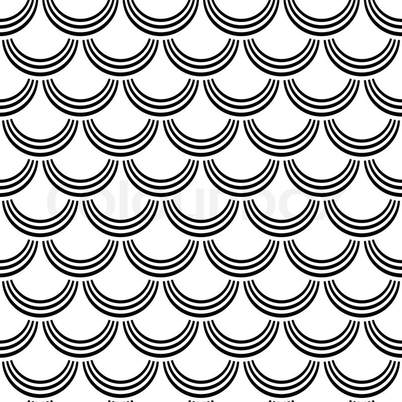 800x800 Seamless Pattern Fish Scale Stock Vector Colourbox
