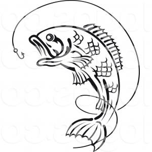300x300 Photocartoon Illustration Of Fishbone Or Fish Skeleton Clip Art