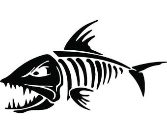 340x270 Angler Fish Skeleton Drawing